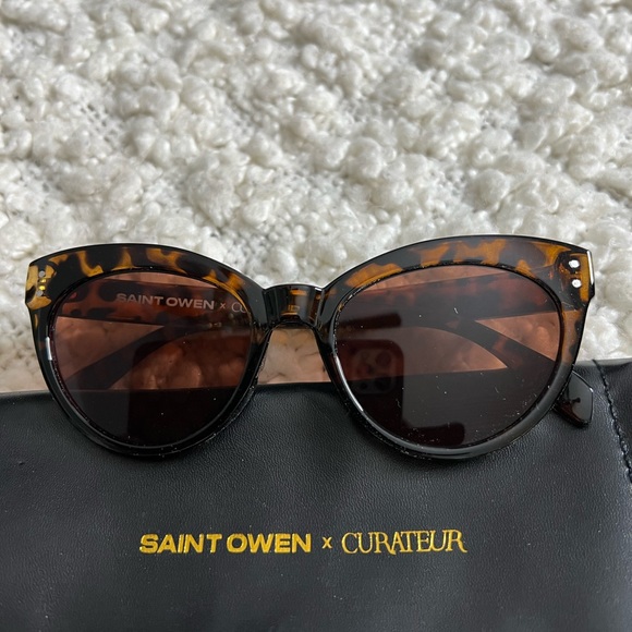 Saint Owen and Curateur Wylde tortoiseshell sunglasses ! main image 8